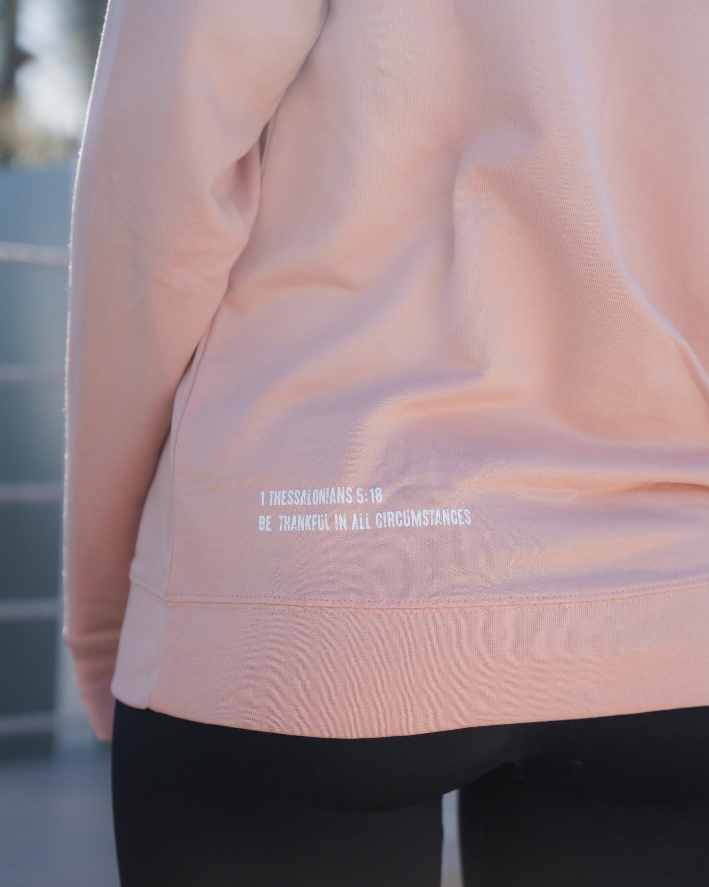 'Gratitude' Blush Crewneck