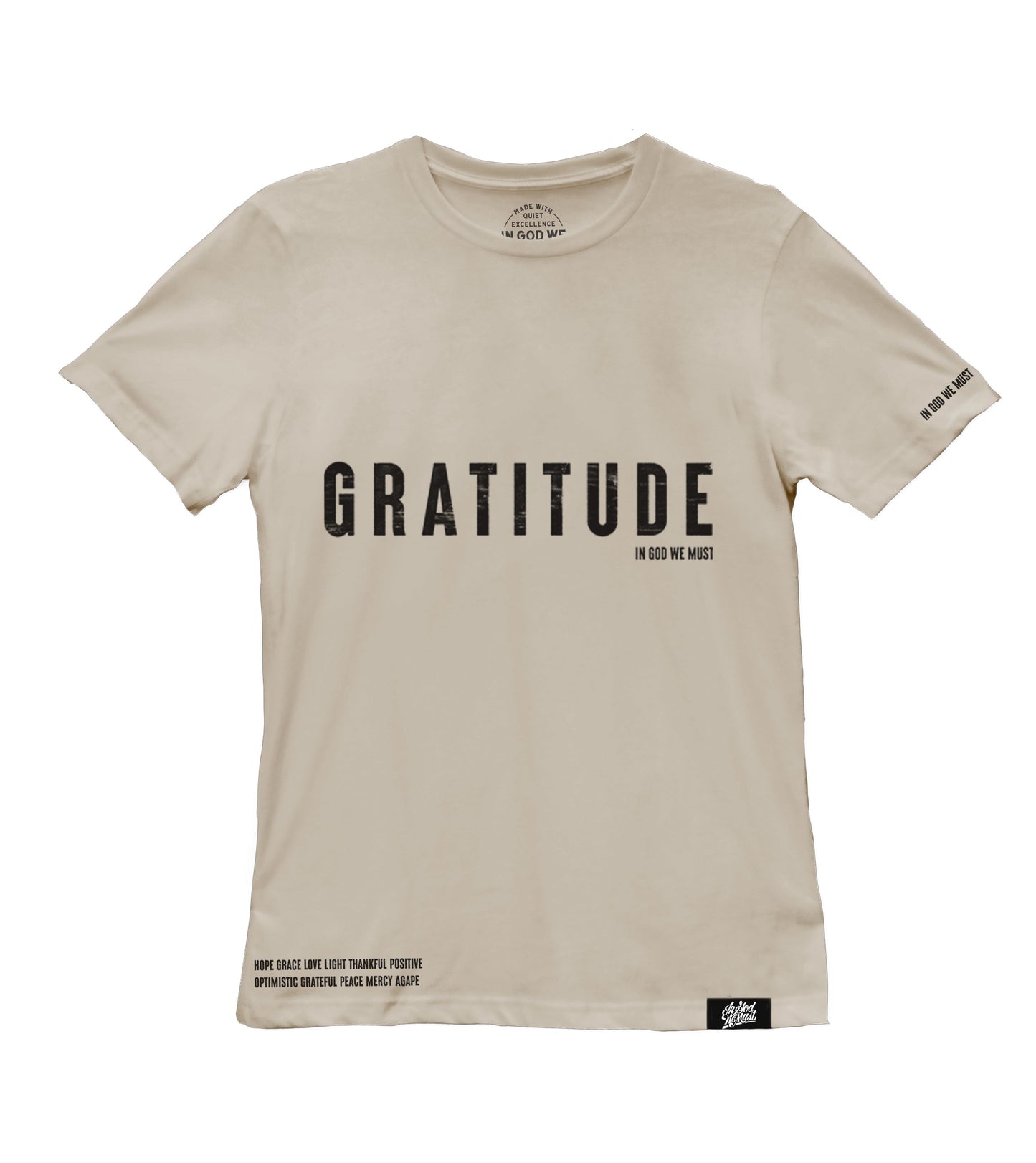 Gratitude Unisex Sand Tee