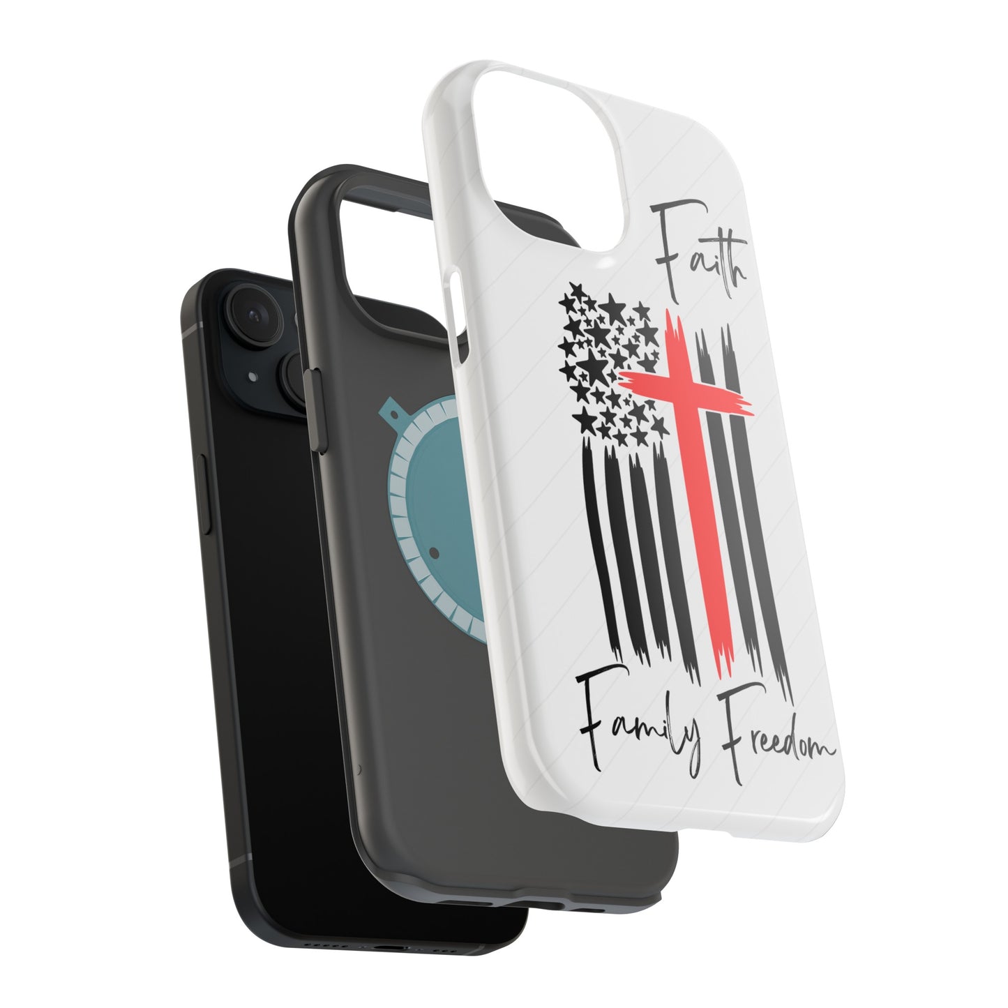 Faith Family Freedom MagSafe Tough Case