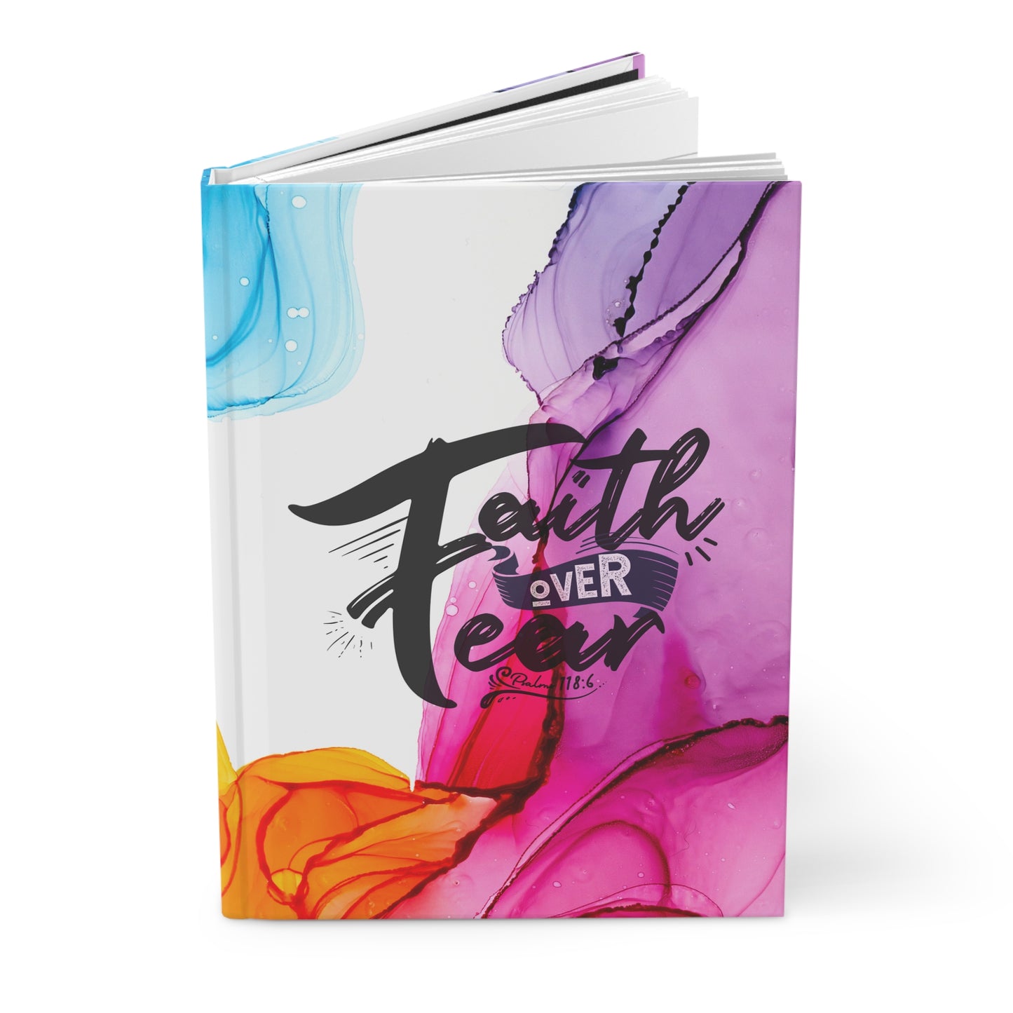 Faith over Fear Hardcover Journal Matte