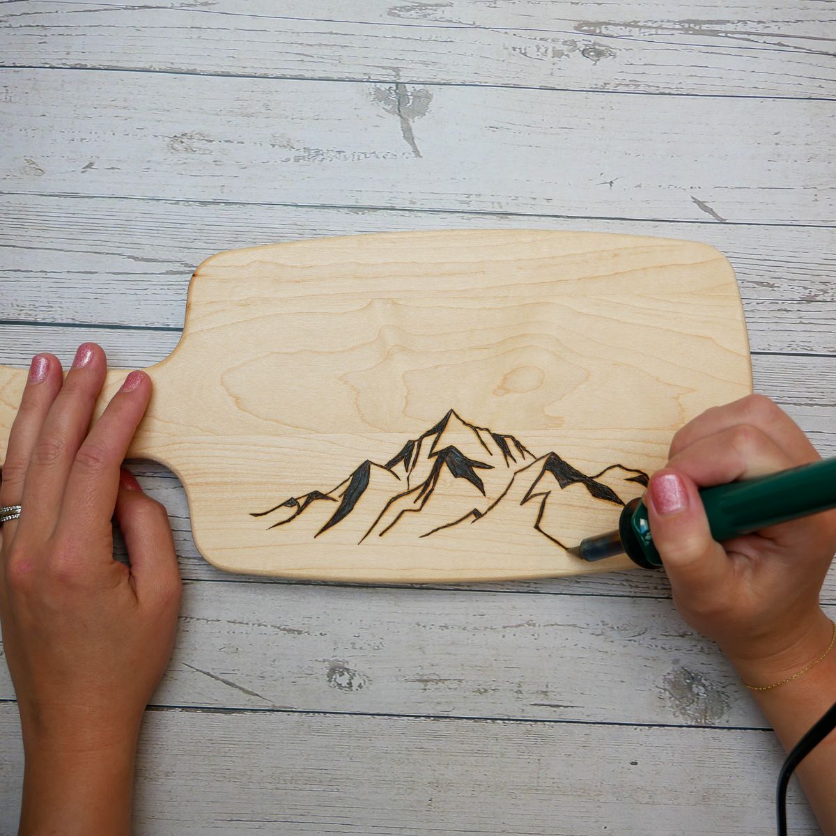 Wood Burned Cutting Board Kit