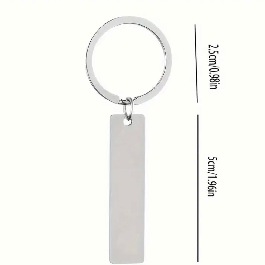 Stainless Steel Keychain - With God, All Things Are Possible