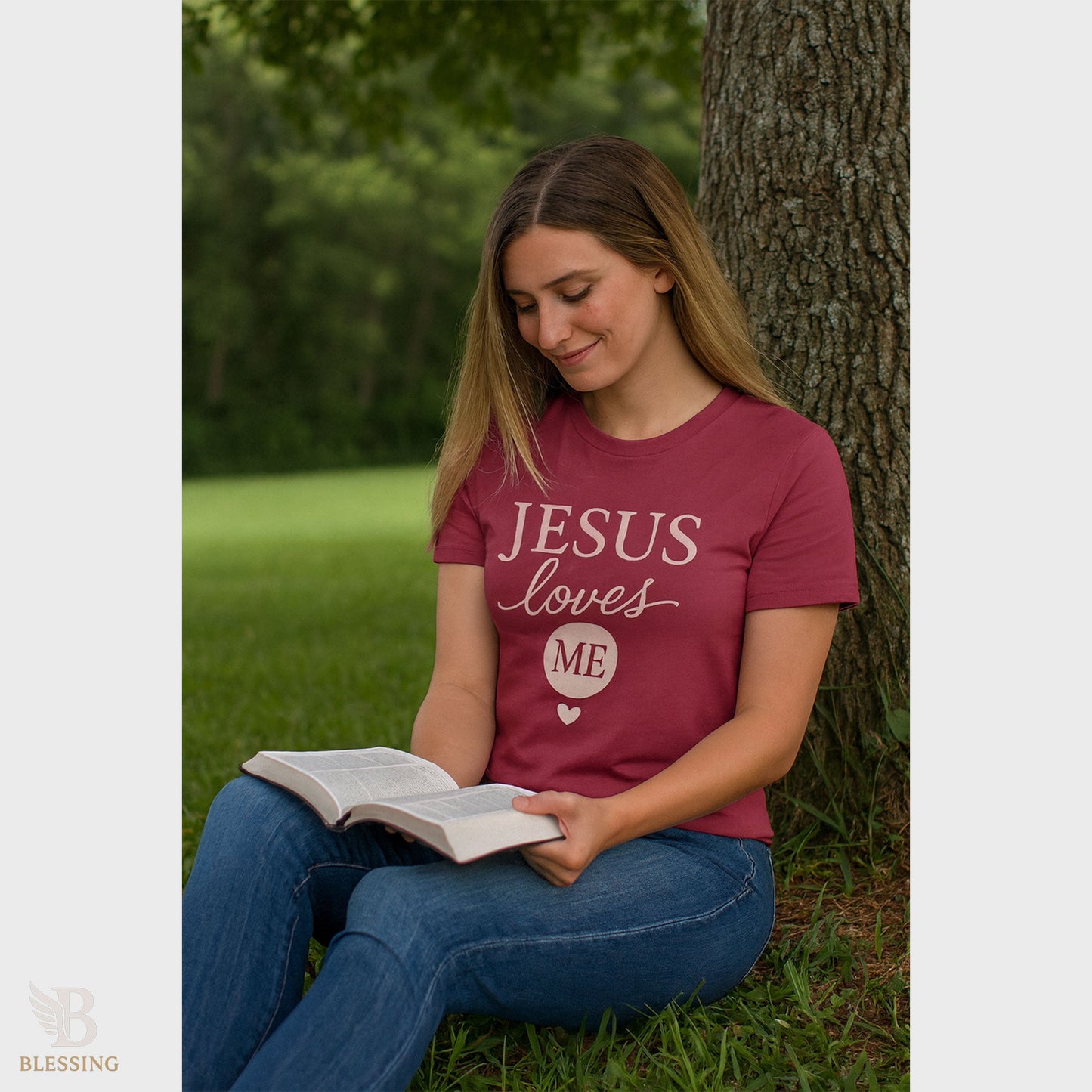 Jesus Loves me Tee for Women