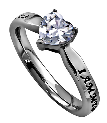 Women's CZ Heart Ring