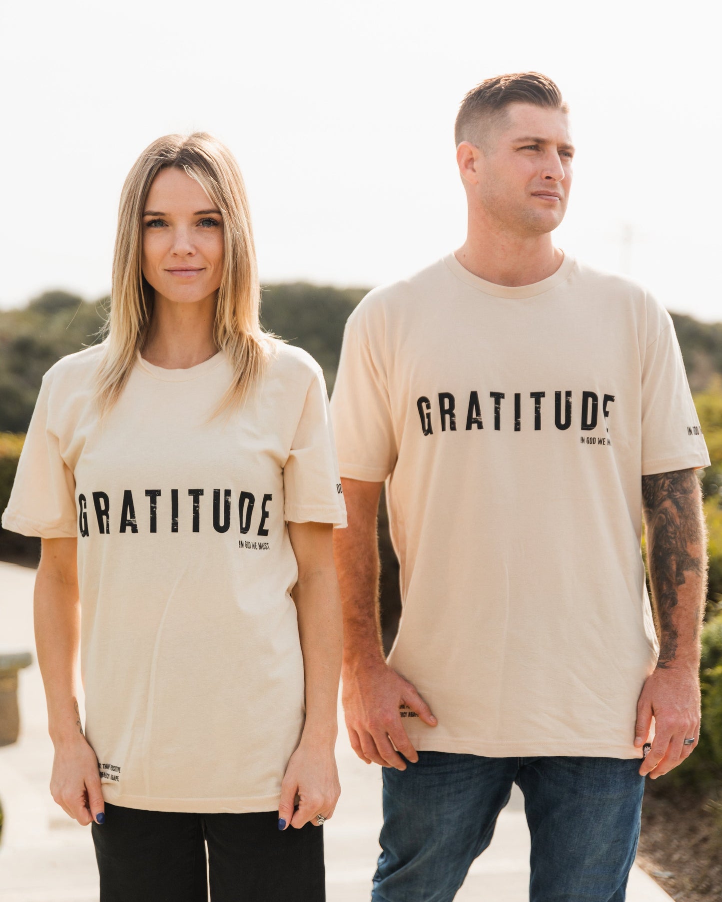 Gratitude Unisex Sand Tee
