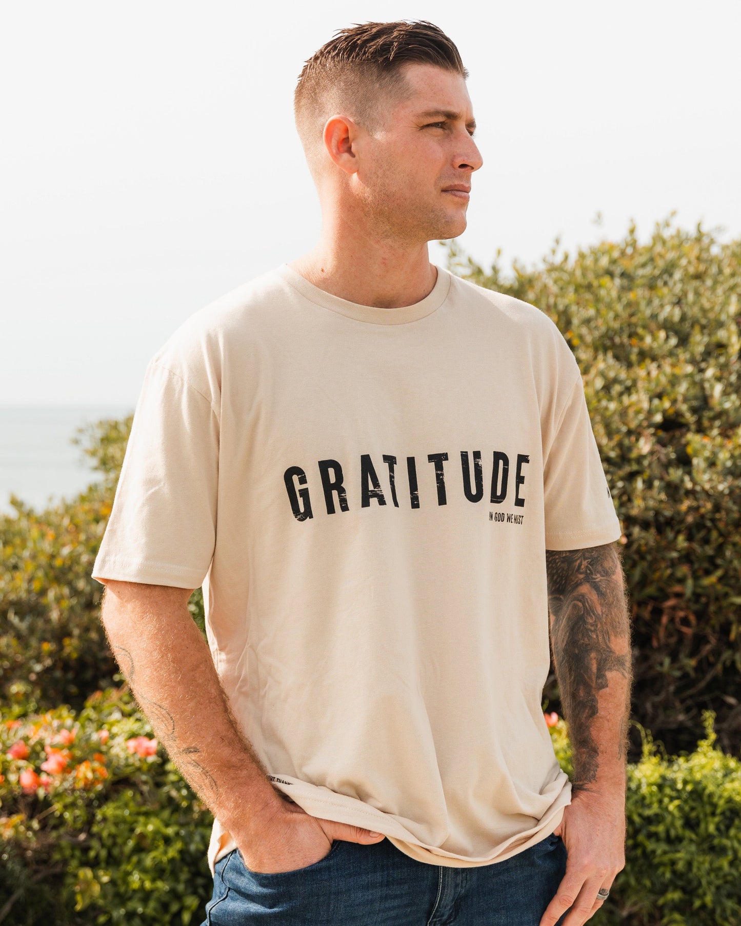 Gratitude Unisex Sand Tee