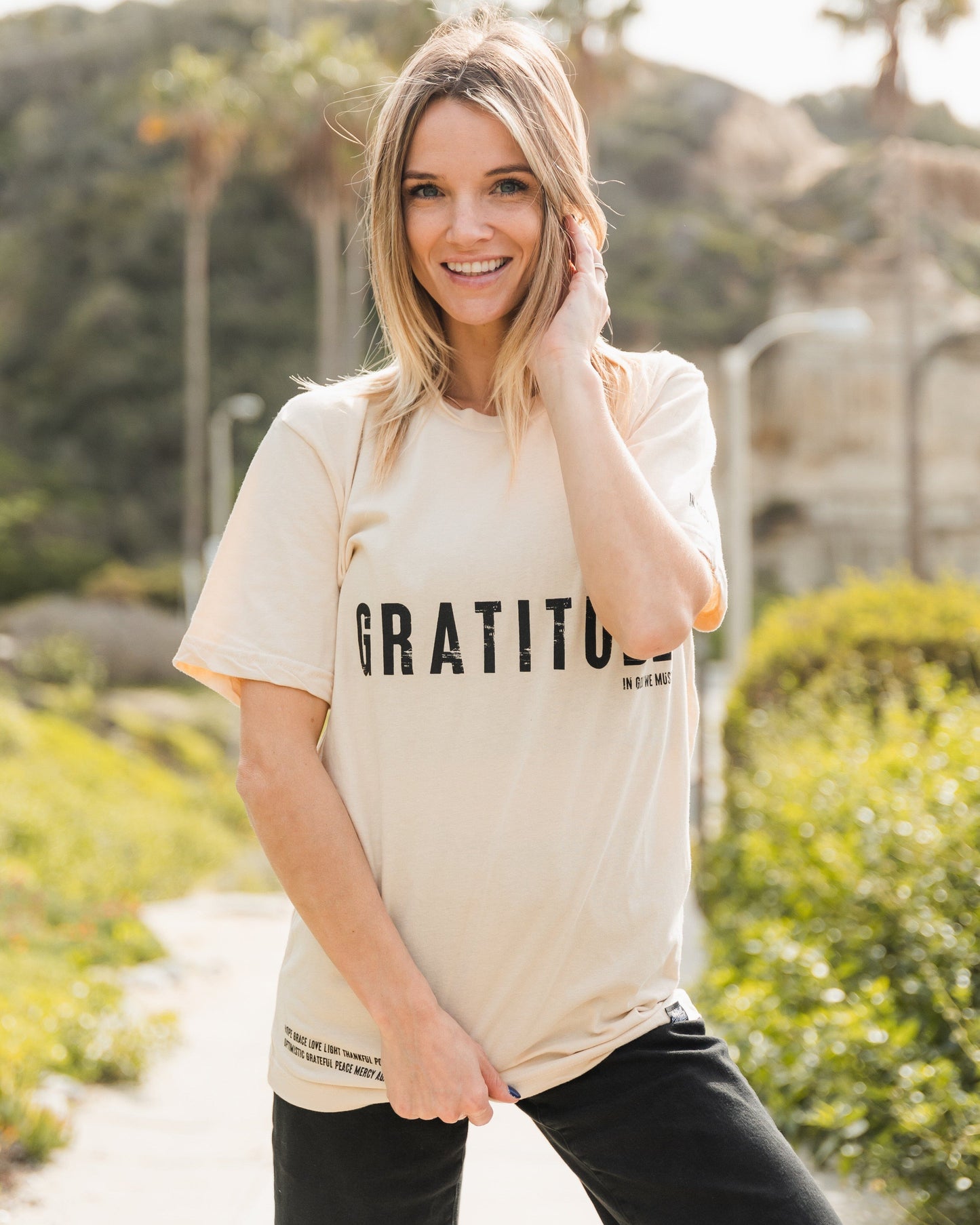 Gratitude Unisex Sand Tee