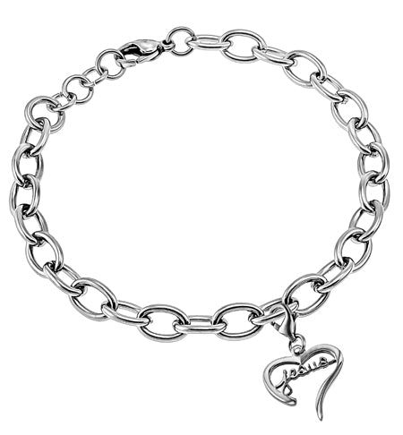 Women's Handwriting Heart Bracelet