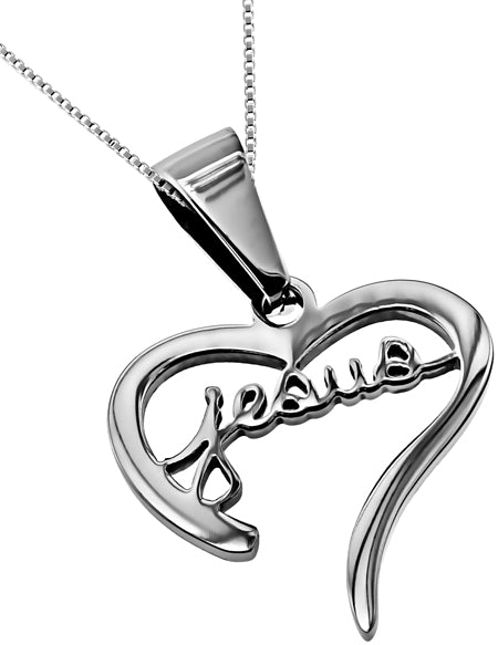 Women's Handwriting Heart Necklace