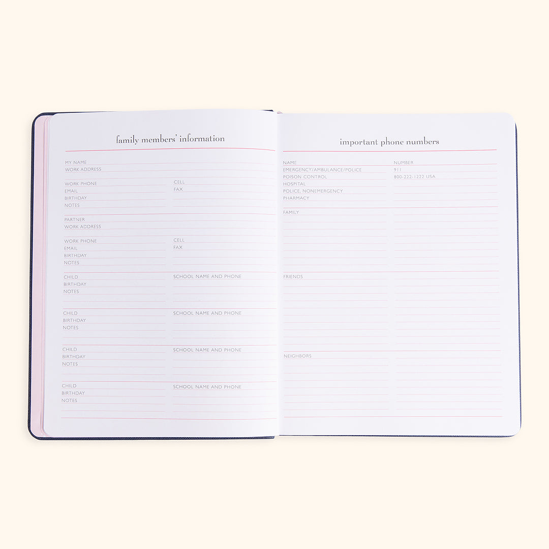 momAgenda Desktop 12-Month Planner 2026