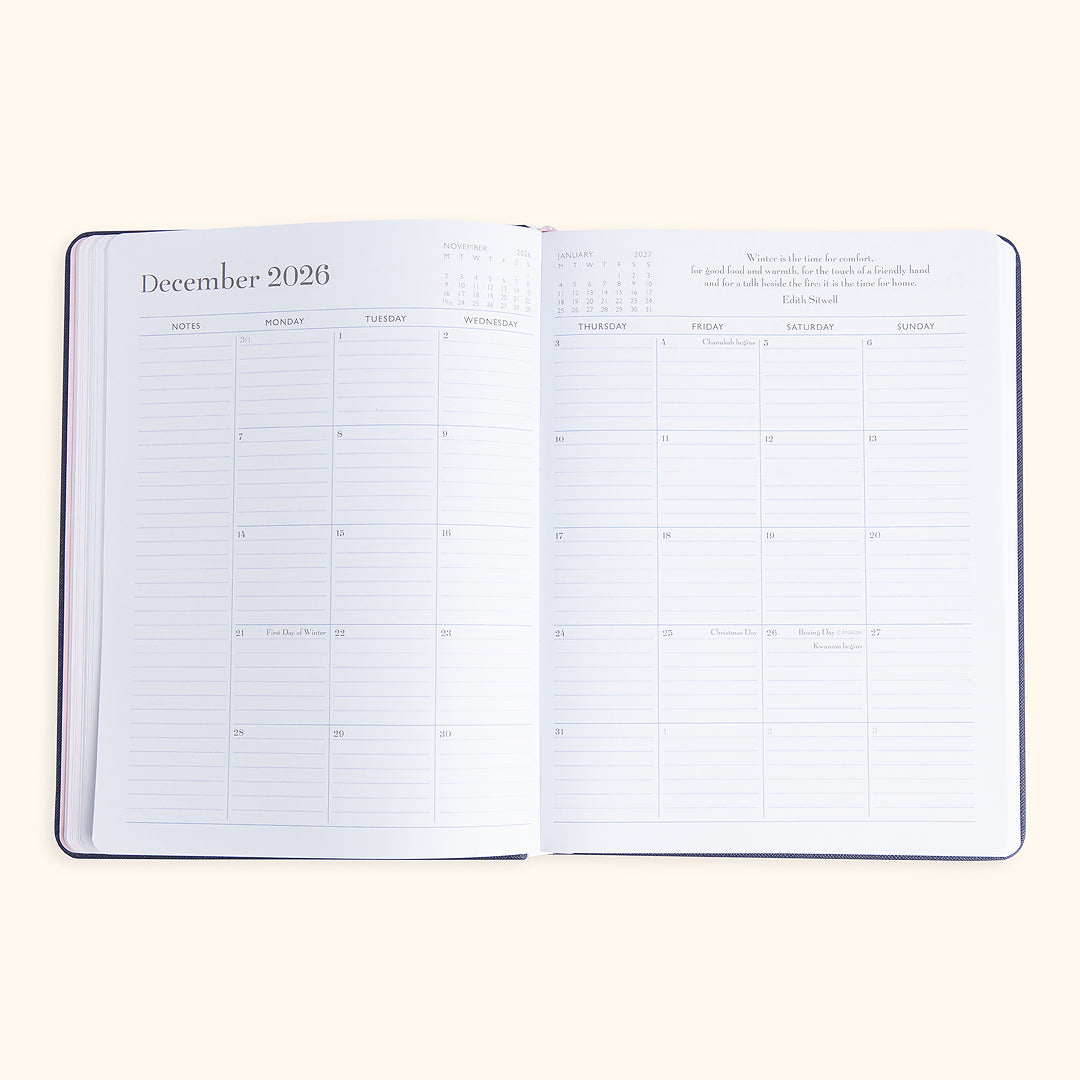 momAgenda Desktop 12-Month Planner 2026