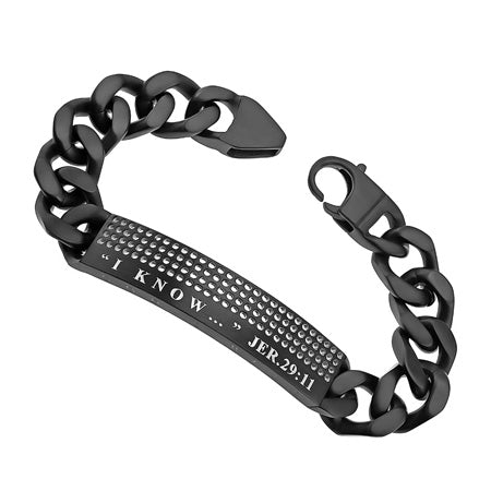 Men's Black Sport Bracelet