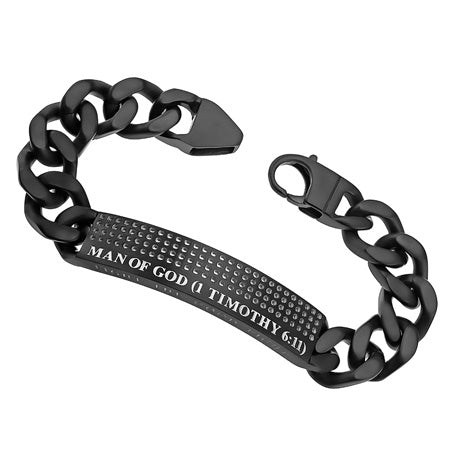 Men's Black Sport Bracelet